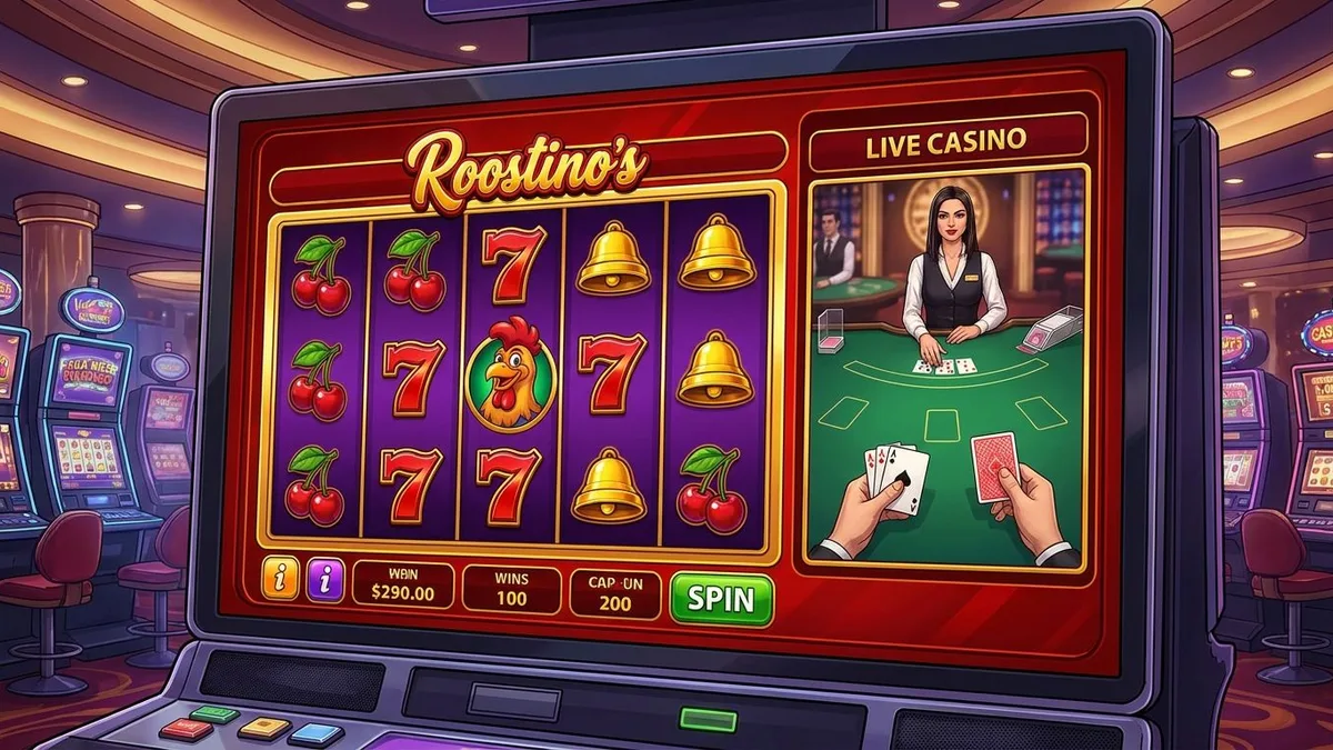 Casino-Spiele bei Roostino